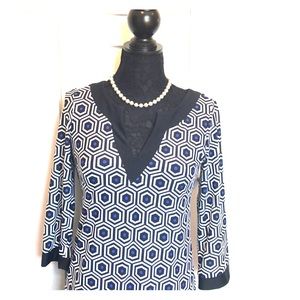 Jude Connally - Geometric Print Dress - Small